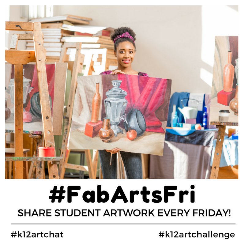 Share your #students' artwork! #fabartsfri #k12artchallenge #k12artchat @k12artchat