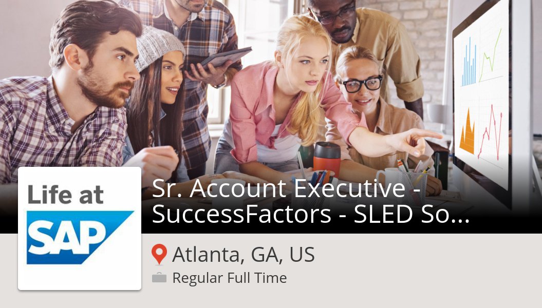 joaocbranquinho's tweet photo. Sr. #Account #Executive - SuccessFactors - SLED S... at #SAP (#AtlantaGAUS) #job https://t.co/kUwOLIiriP #JobsatSAP https://t.co/0LRsJPLKO3