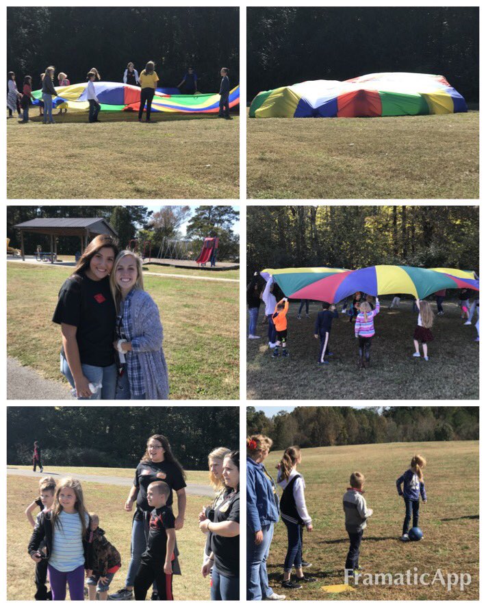 SafflesSlater's tweet photo. Teaching for a Profession students from @BradleyCentral @angkersey helped with reading reward day @WCES_Cherokees  @BradleySchools  👍🏼 https://t.co/bV2q226Zpv