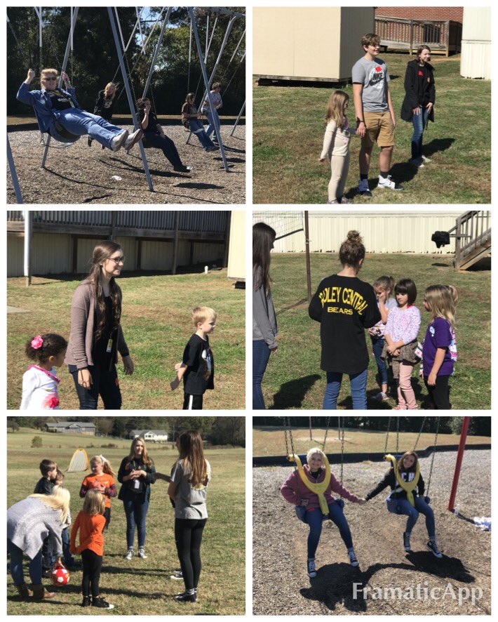 SafflesSlater's tweet photo. Teaching for a Profession students from @BradleyCentral @angkersey helped with reading reward day @WCES_Cherokees  @BradleySchools  👍🏼 https://t.co/bV2q226Zpv