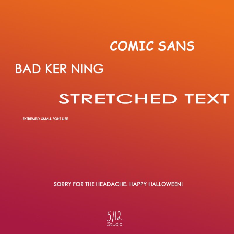 512StudioFL's tweet photo. Dear #Designers, Happy #Halloween! https://t.co/Wc7gmYRU3q
