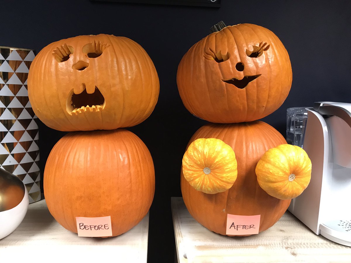 BreastnBodyDoc's tweet photo. Even the pumpkins are happy!๐Come get your "boo"oobs improooooved! ๐ป๐ We also do "Boo"-tox!
#BreastBodyBeauty #PlasticSurgery #BodyByBaron https://t.co/PDyTP2ROvc