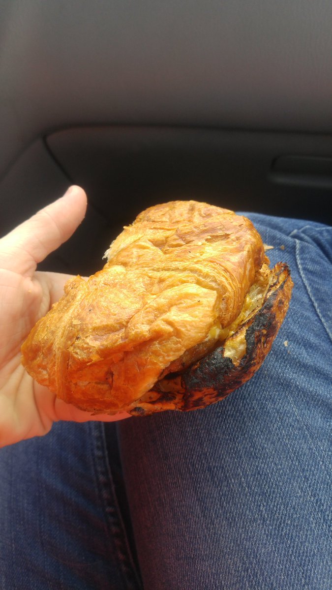 CobyParkinson's tweet photo. When you're craving a @TimHortons breakfast sandwich and you get this.
Really???
#TimHortons #FAIL #burnt #justlikethecommercial #not https://t.co/CirpOI9tYq