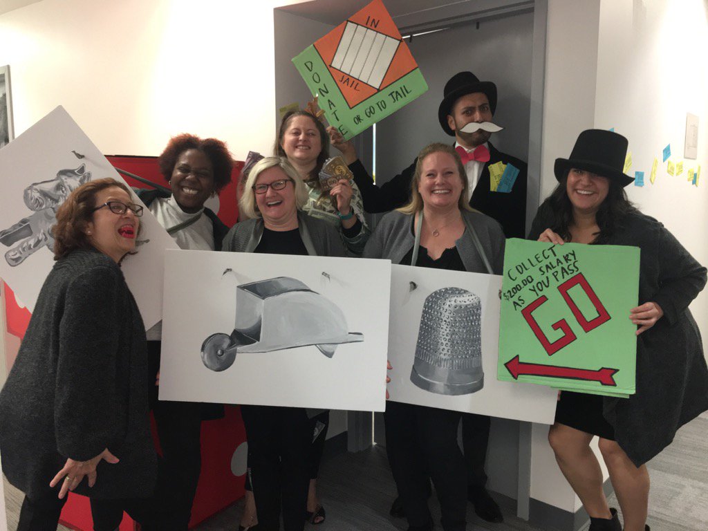 MarysCenter's tweet image. Our creative Development team as always in the mood of raising funds, monopoly anyone? #Halloween #FunTradition
