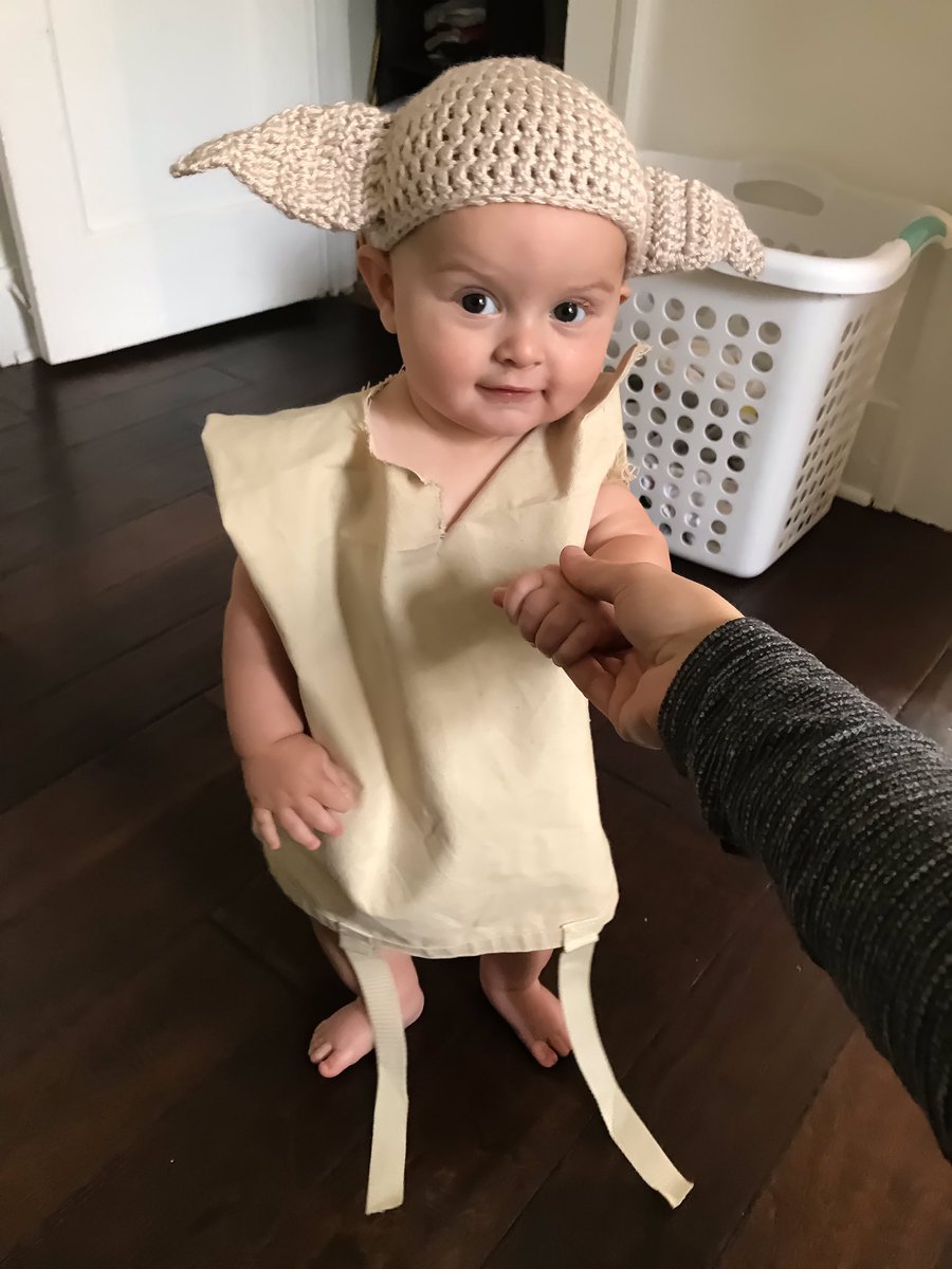 Eloisekropp's tweet photo. My nephew wins at Halloween and also just life. #Dobby @HarryPotterFilm @HarryPotterings https://t.co/oSfKI0qfLn