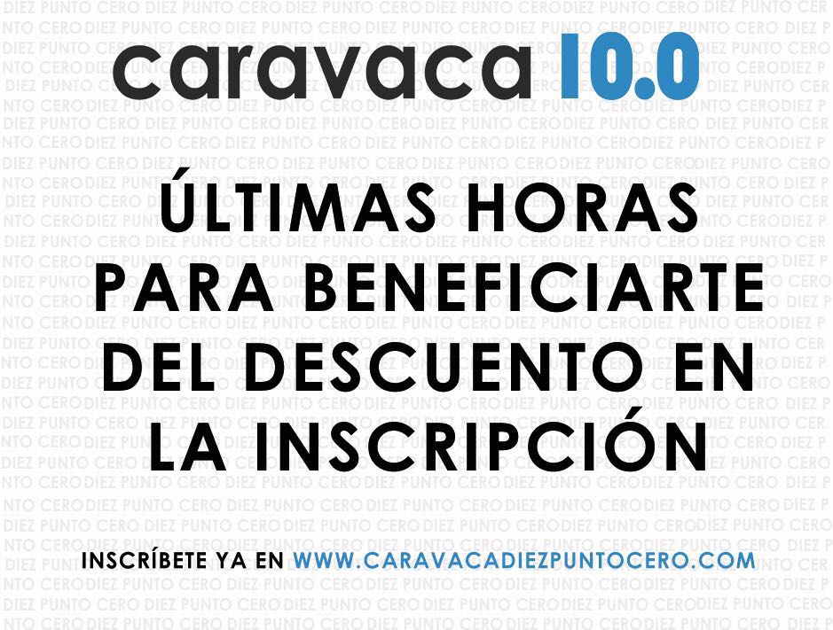 caravacaaldia's tweet photo. ÚLTIMAS HORAS PARA BENEFICIARTE DE LA INSCRIPCIÓN CARAVACA 10.0  https://t.co/Hj5Gz3LyXh https://t.co/XUReD3M7HO