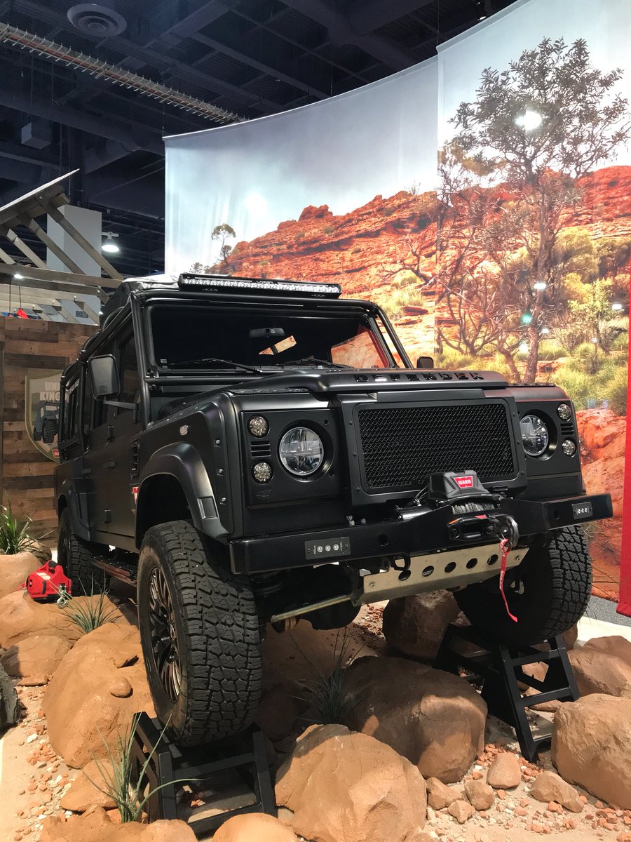 ECDautodesign's tweet photo. Check out Project Beast in the WARN Industries booth (#31059) at SEMA Show. #WARN #defender #SEMA #EastCoastDefender #ProjectBeast https://t.co/Bq249rRPQH