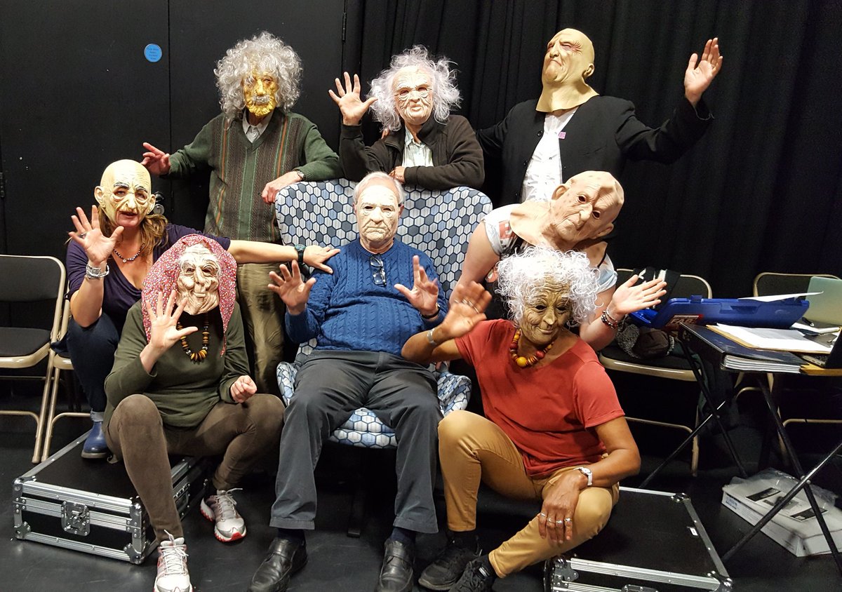 _andrew_fryer's tweet photo. #CINAGE #Performance students(60-90)rehearsing 4 #ESREA #Active #Ageing #conference have all gone #Halloween @leedsbeckett @BeckettPerfArts https://t.co/V8j7HBWjLh