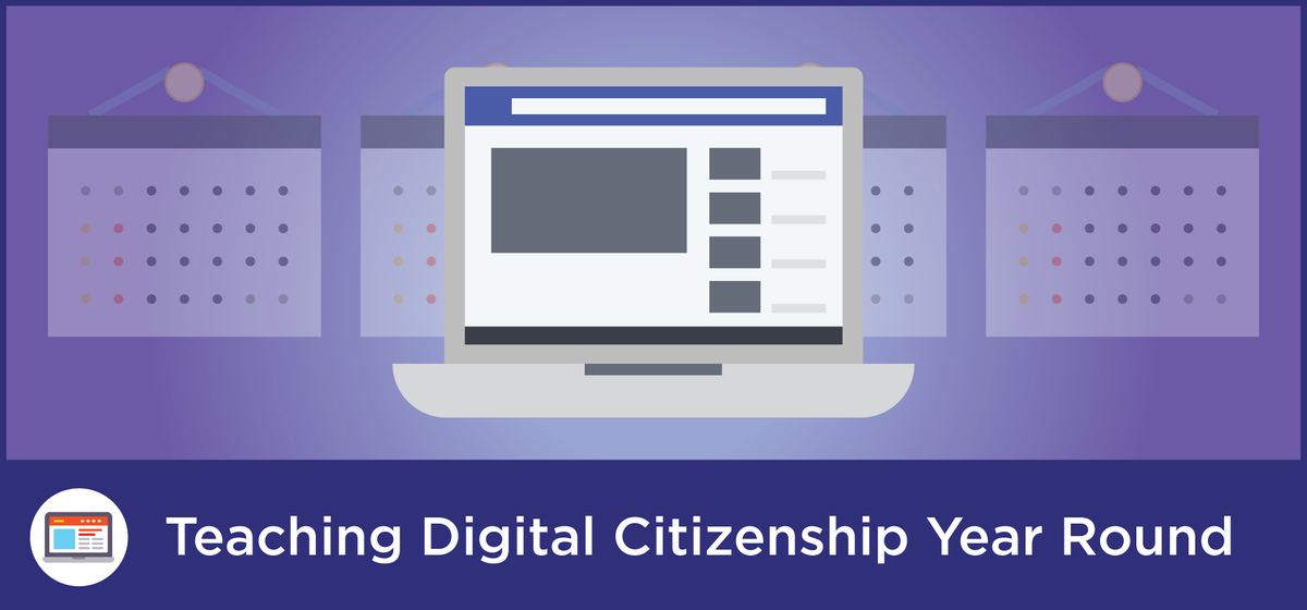 How to make #digitalcitizenship part of your instruction year round: bit.ly/2iLLzCX #digcitweek