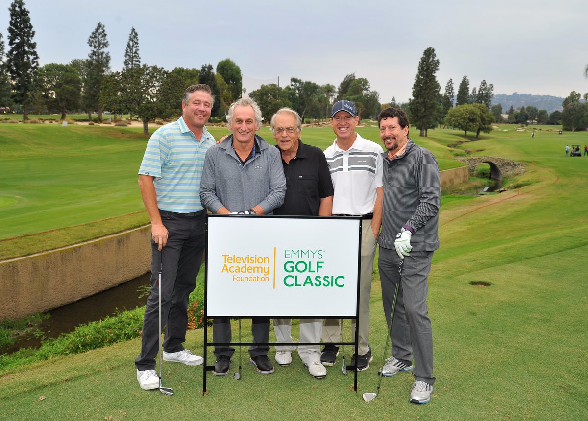 TelevisionAcad's tweet photo. Thank you, Team #JohnnyCarsonFoundation, for sponsoring this year’s #Emmys Golf Classic! https://t.co/IpXGt37yBJ https://t.co/Z01zXJGF31