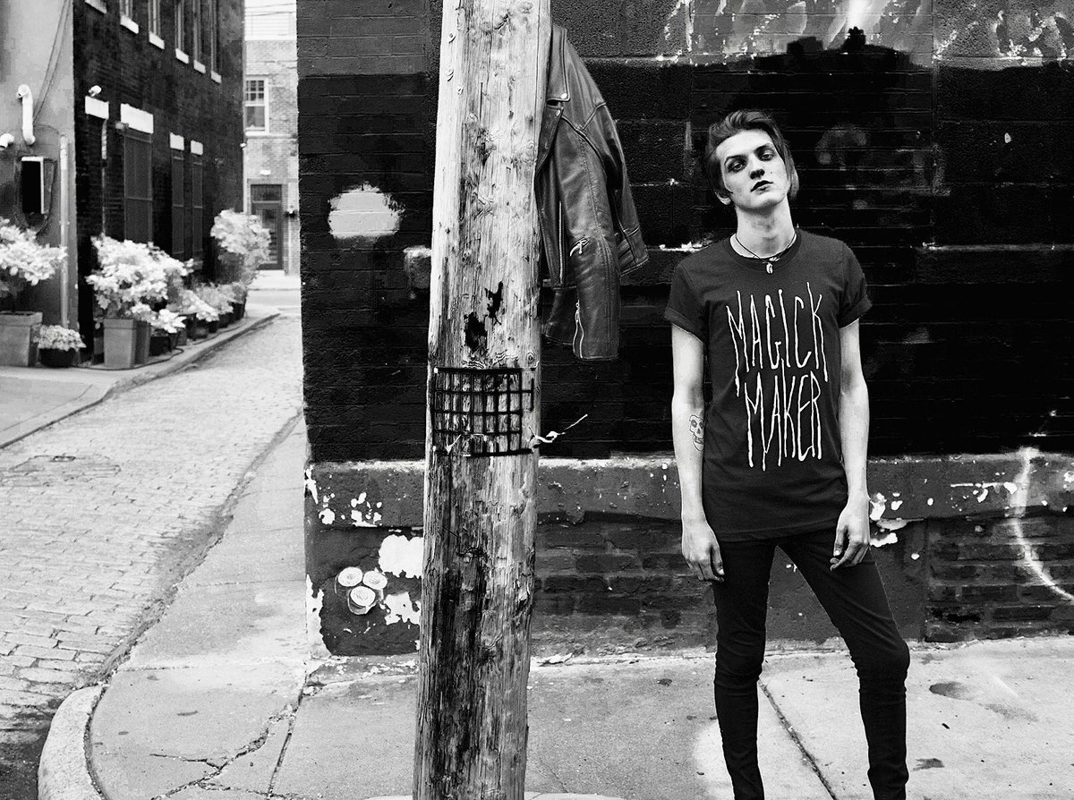ByFireNY's tweet photo. EVERY DAY IS HALLOWEEN | Spell it out. #MagickMaker #tees in-store/online @gritnglory ⚫️ #HappyHaloween @BretVonDehl #blackandwhite #nyc https://t.co/lUTGHqPhDZ