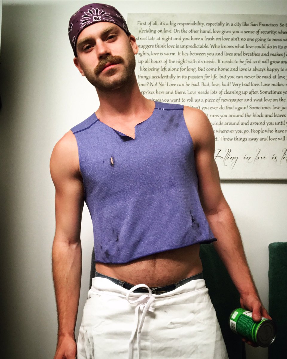 Well, I'm gonna go smear some mud on my ass. #HappyHalloween