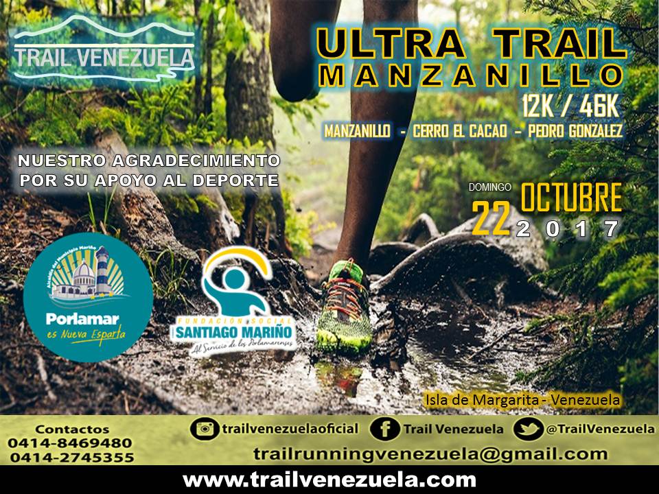 TrailVenezuela's tweet photo. Agradecimiento Especial @alcaldiamarino @alfreditodiaz @fundasantiagomarino @leynysmalave por su Valioso Apoyo. #UltraTrailmanzanillo https://t.co/d4BT3sdjqD