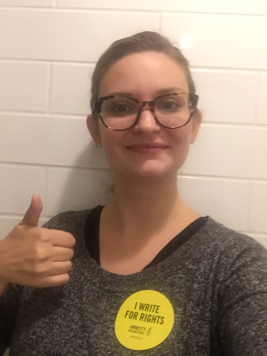 AmnestyOntario's tweet photo. I Write for Rights! Join me on December 10th to write a letter and change a life. #writeforrights >>> learn more: https://t.co/FPu2ilMVSq https://t.co/LMLOrYdky5