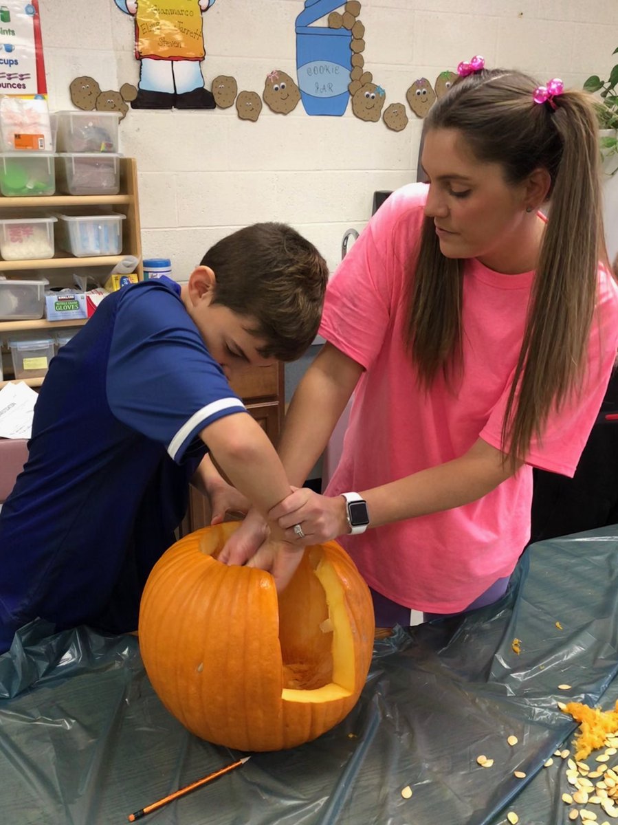 Mrs_Fluta's tweet photo. Halloween fun &amp; Pumpkin investigation. #MonstersInc https://t.co/AJ1J6RPzUD