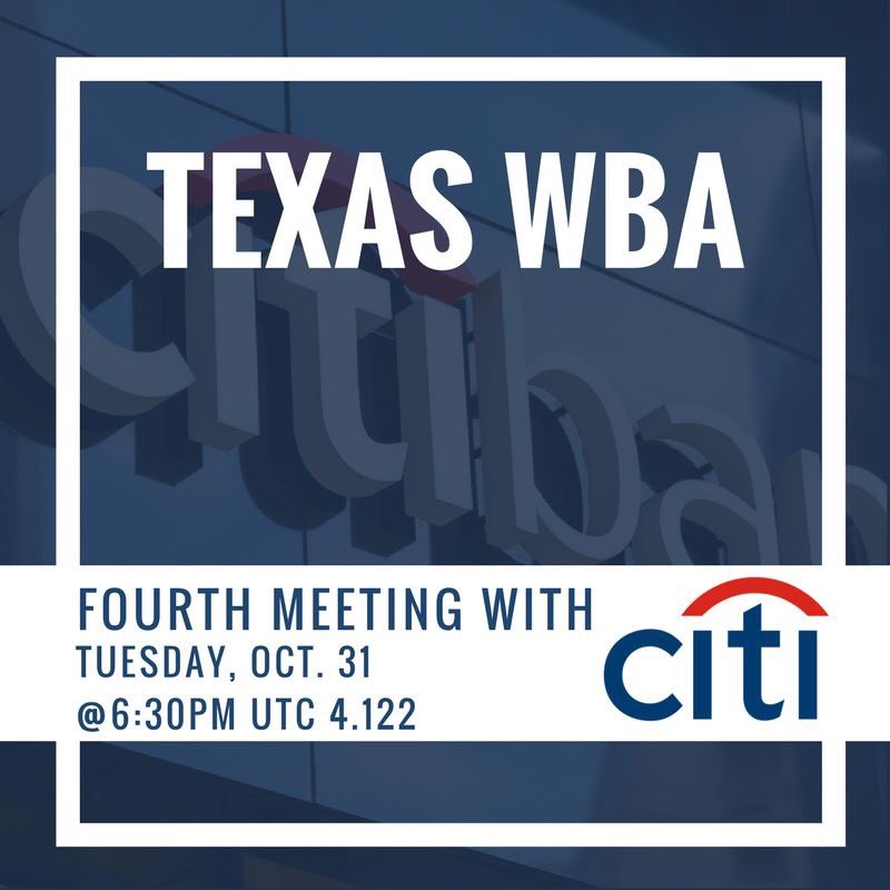 TexasWBA's tweet photo. Halloween👻🎃+Networking 101 with Citi Bank💁🏻+ breakfast tacos from Juan in a Million🌮😍 = A GREAT TUESDAY NIGHT! https://t.co/Pv3izbTO3c