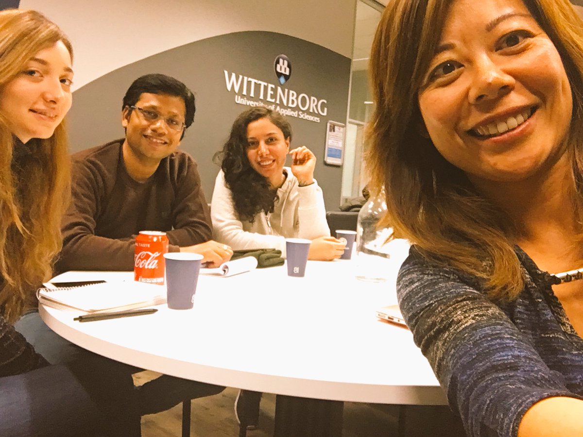 fengmaggie's tweet photo. #StudentRepresentatives in #apeldoorn of @wittenborg_uni is my mini consultant team. #improve #openDiscussion #Dialog https://t.co/FibrkZLpyv