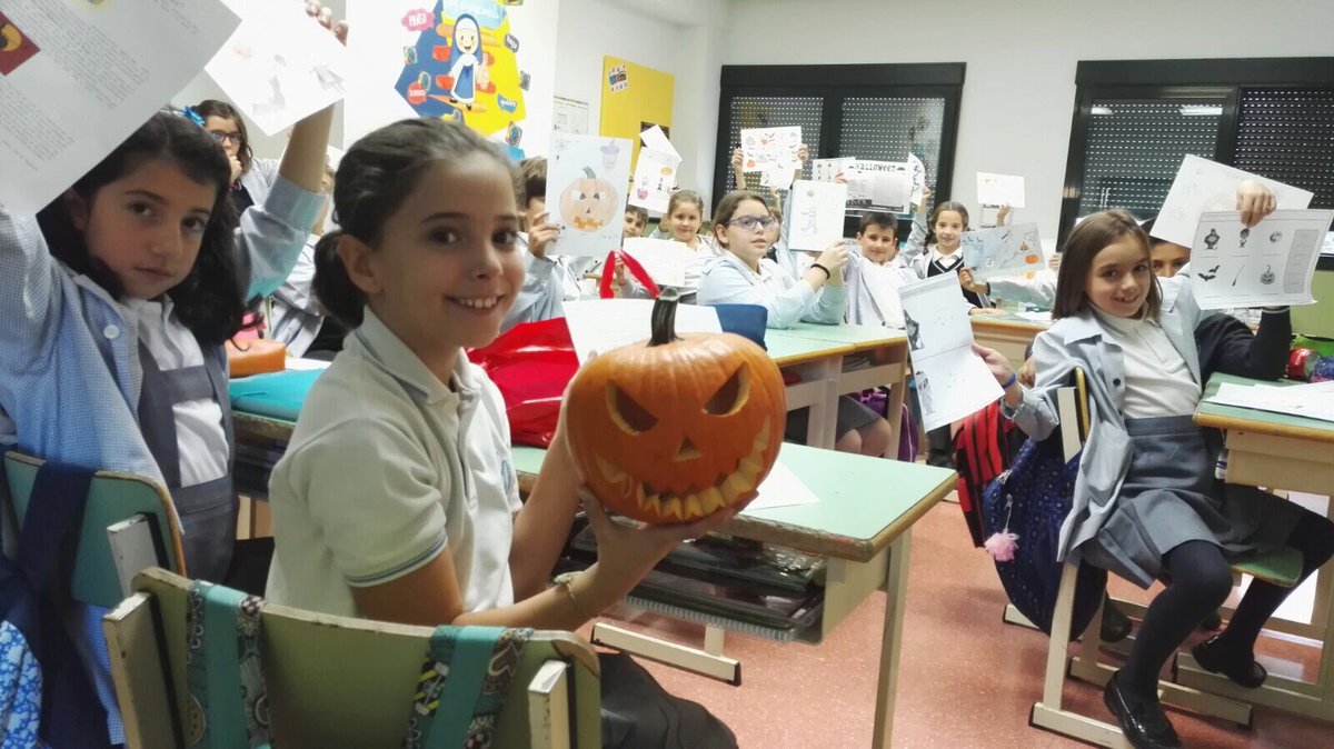 concepcionistaE's tweet photo. ¡¡Halloween en el cole!! https://t.co/Uc9sWMhQJz