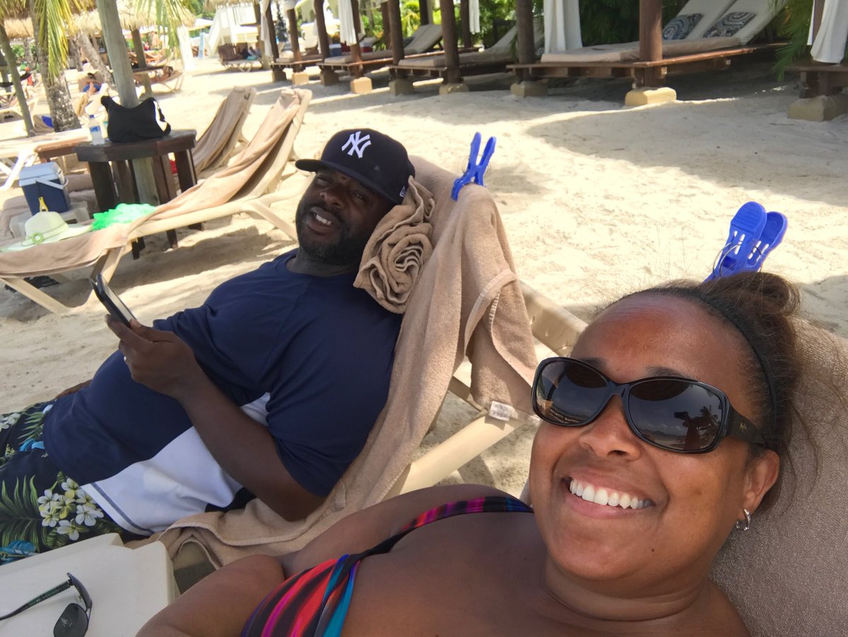 @SandalsResorts-My husband & I enjoying our 5th Wedding Anniversary at #SandalsGrandeStLucia #ChooseMeSandalsContest