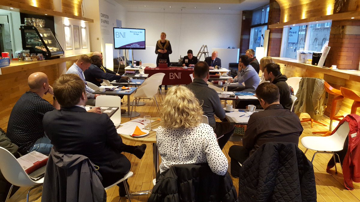 We're loving our new <a href="/BNIBridgeHudds/">BNI Bridge Hudds</a> meeting venue: <a href="/cafeollo/">Café Ollo</a> <a href="/TheMediaCentre/">The Media Centre</a> #BusinessNetworking #ReferralMarketing #Huddersfield