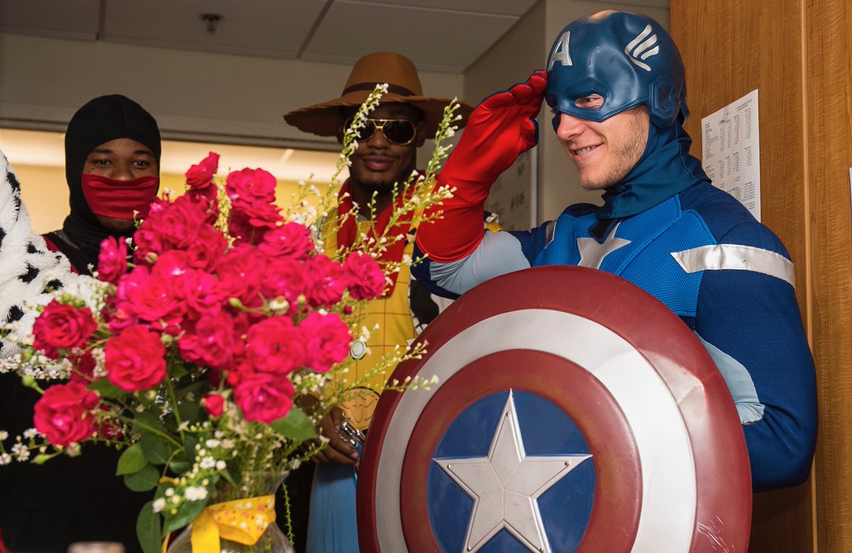 CMC_22's tweet photo. Had a great Halloween morning dressing up and visiting the patients @levinechildrens! Thanks for having us! https://t.co/xXNarLqShw