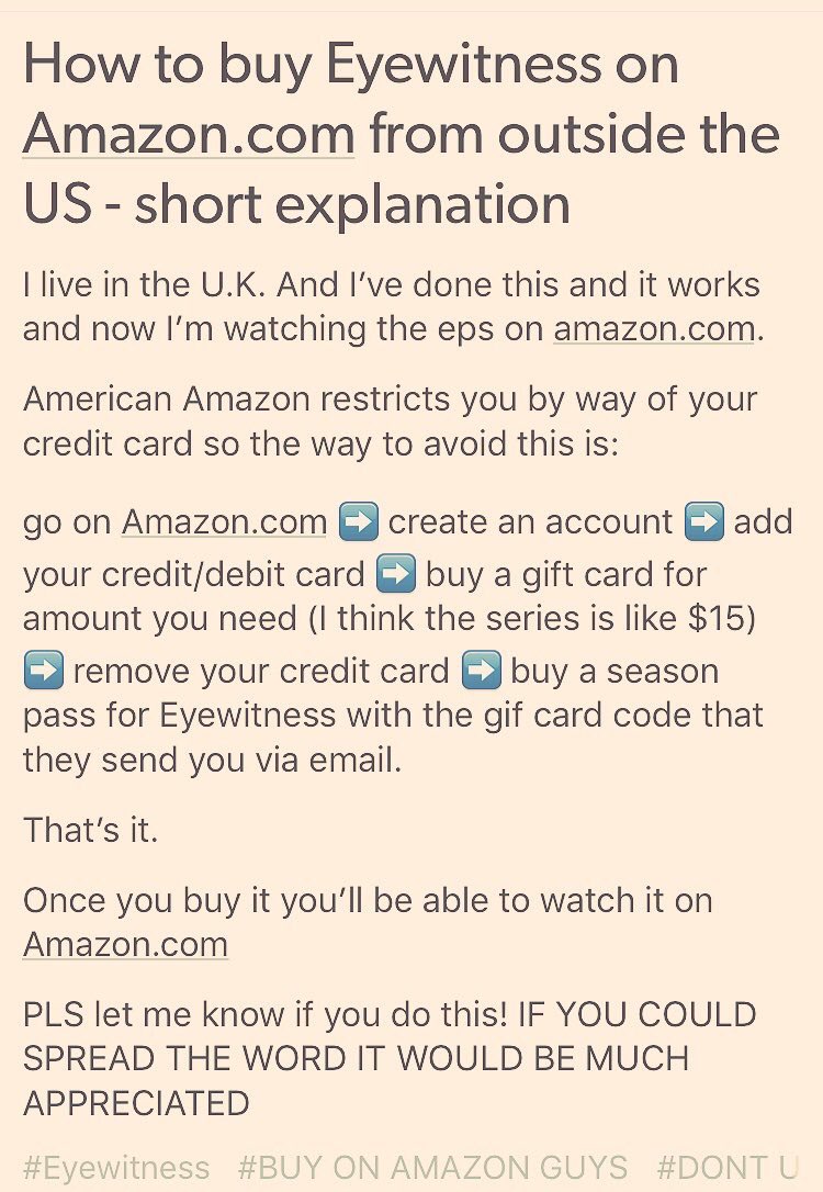Eyewitness_US's tweet photo. @Shea1Philip @yikesitsmatthew @heretv @HereMediaInc @AmazonVideo @netflix @hulu @Showtime @showcasedotca @deepthroatxxxxx @save_eyewitness https://t.co/OGJD9M7NAK You need to buy it. Here are instructions: https://t.co/9DyeVVRi4E