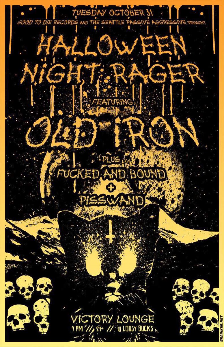 theseattlepa's tweet photo. Tonight! Fucking rad show we are putting on with @goodtodierecrds so come eat tacos, and watch bands. It’s the right decision. <3 https://t.co/m1rpVNWrd6