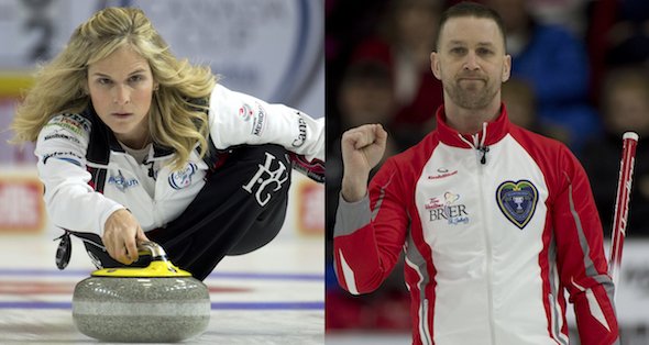 CurlingCanada's tweet photo. ICYMI: It was a winning weekend for @TeamGushue &amp; @TeamJJonesCurl as they scooped up the Slam titles in Lloydminster! https://t.co/dVCzlu8ZVL #CTRSpointschase https://t.co/lyrYJXEHGZ