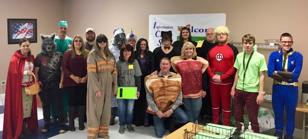 InfoCapSol's tweet photo. Happy Halloween from the ICS gang!! Not only can Tim capture data, Wolfs are in his wheelhouse as well! Everyone have a safe holiday! https://t.co/Eh7qXBTxw7