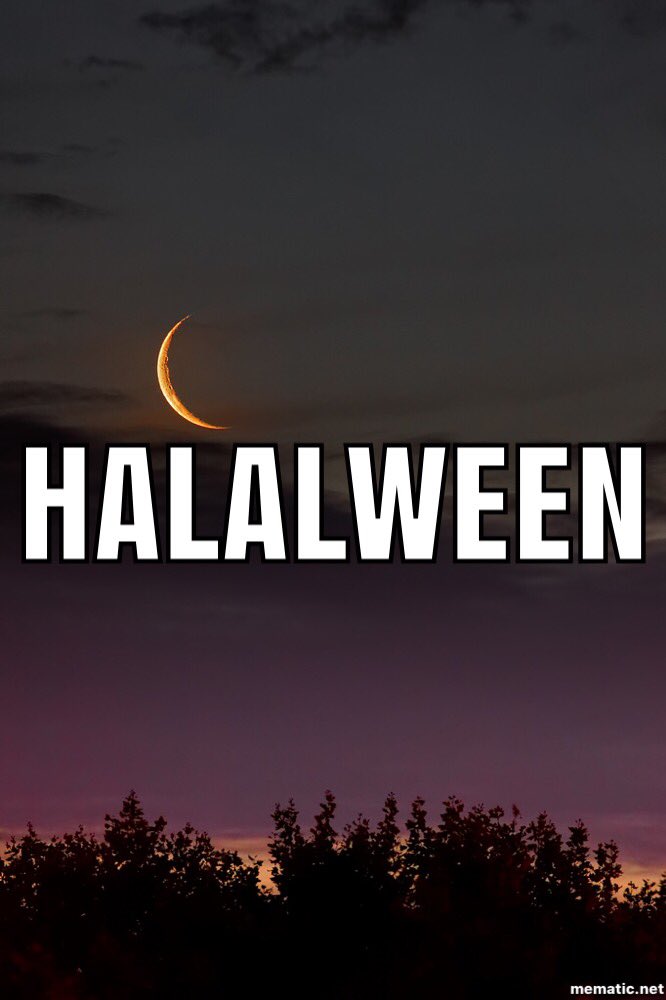 YusufChambers's tweet photo. #halalween #halaloween lock your kids up early, stay safe! https://t.co/QJ7kNJ9wHF