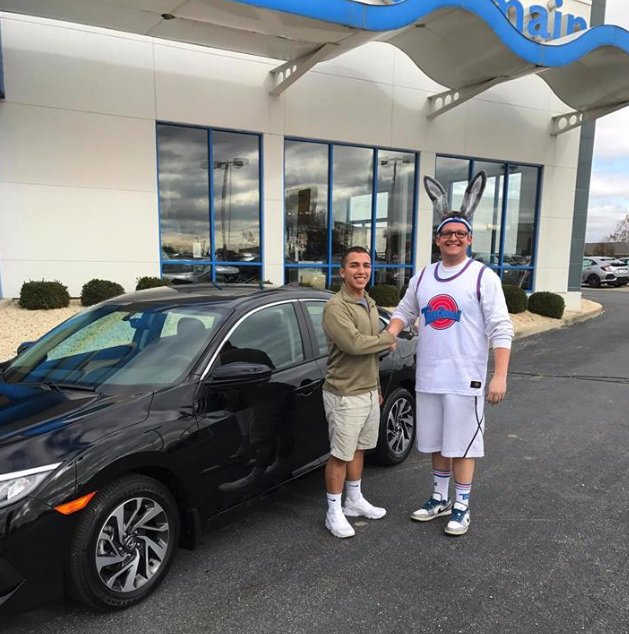 germainhondabc's tweet image. Help us congratulate Bryon on his new 2017 Honda Civic purchase!  #HappyHalloween #spooktaculardeals #Honda #Civic