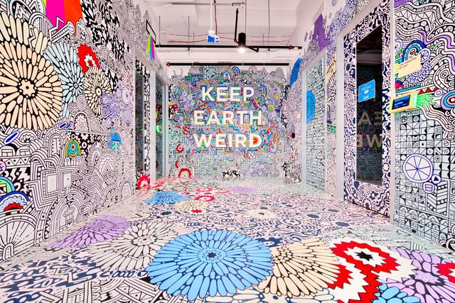 werenotfinished's tweet photo. When you can't stop, won't stop drawing! 'Keep Earth Weird by Sophie Roach https://t.co/ioPIWooUE9