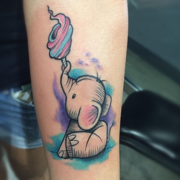 9 Cotton candy tattoo ideas  cotton candy candy tattoo candy