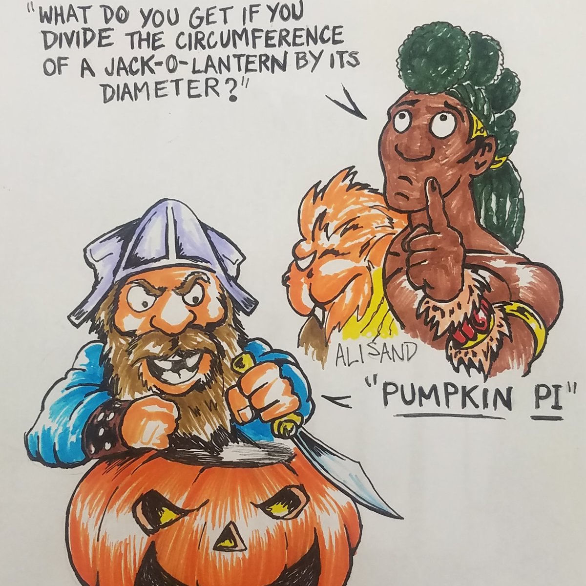 BDRGP786's tweet photo. Land of Myrth #Halloween #Math #Comedy #Fantasy #Games #Richmond #TEACHers #art #drawing #sketch #smile #funny #laughs #teachkidsmath #add https://t.co/q9wG5CXfL5