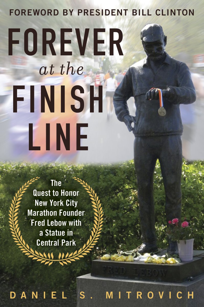 skyhorsepub's tweet photo. A very belated #bookbirthday shoutout goes to 'Forever at the Finish Line' by @LebowStatue with a foreword by @BillClinton @SportsPubBooks https://t.co/SkDxM1vvI7