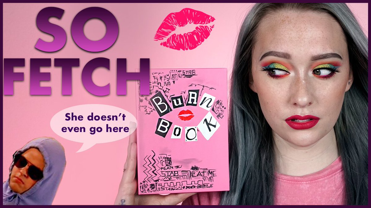 JkissaMakeup's tweet photo. NEW VID! Using the Storybook Cosmetics x Mean Girls Burn Book Eyeshadow palette! https://t.co/XBr5TNZwyS https://t.co/mfAS0WSkao
