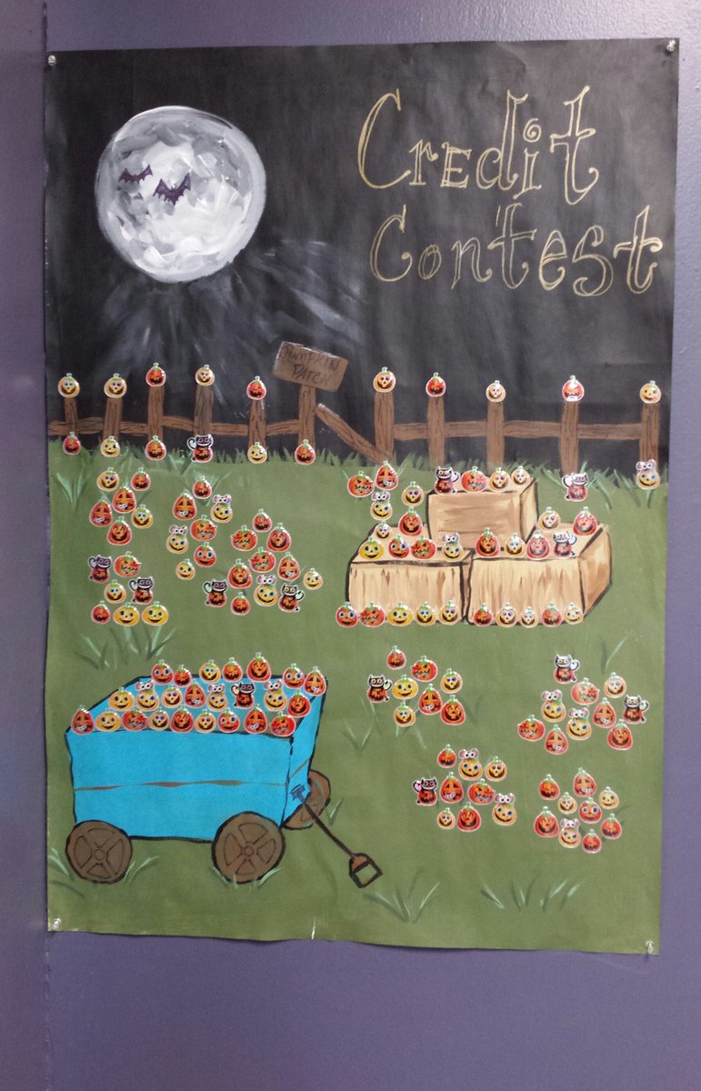 HDFE2510's tweet photo. 140 Pumpkins in the Pumpkin Patch! We exceeded October's Credit Goal. Way to go team! #Credit #FillTheFunFund #MyTeamRocks https://t.co/YzWIUV4eAT