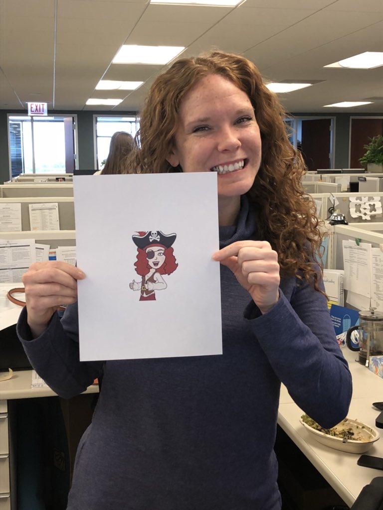 klar531's tweet photo. @interactivehlth This lucky lady has her own bitmoji pirate too! https://t.co/INVMZb6QBn