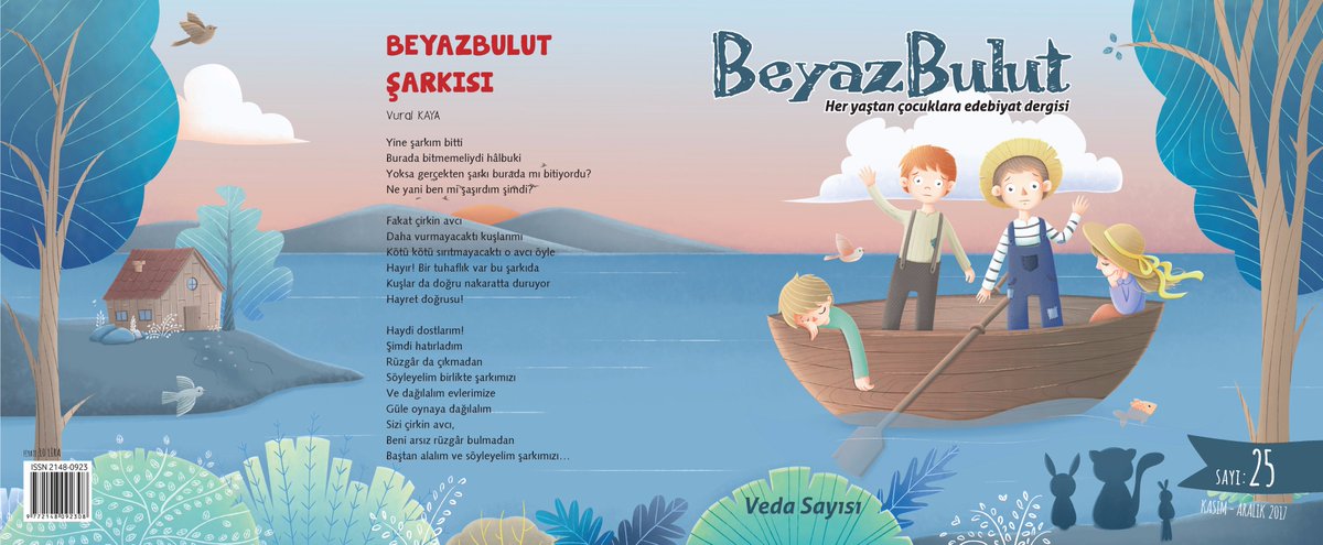 Çocuk edebiyatı dergisi BeyazBulut, 25. ve son sayısıyla okuyucularına veda ediyor.