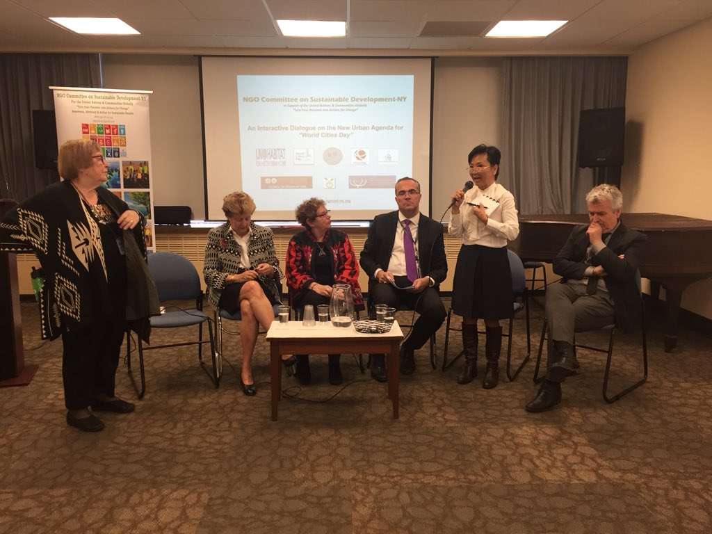 Great interactive dialogue on #NewUrbanAgenda with our guests <a href="/UNHABITAT/">UN-Habitat</a> <a href="/HuairouConnect/">Huairou Commission</a> <a href="/MichalMlynar/">Michal Mlynár</a> <a href="/MargoLaZaro/">Margo LaZaro</a> #WorldCitiesDay17