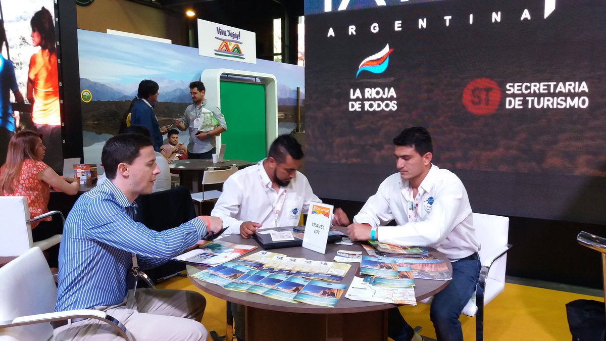 AAAVYTLar's tweet photo. Continúan las Rondas de Negocios de nuestras Agencias Socias en el stand #LaRioja #FIT2017 @feriadeturismo @FAEVYT @SecTurLaRioja https://t.co/maubFNFBMe
