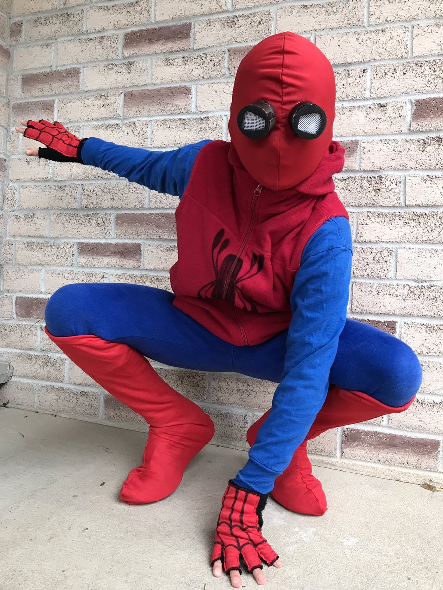 Looks like my friendly neighbourhood Spider-Man dropped by to say hi. #HappyHalloween2017