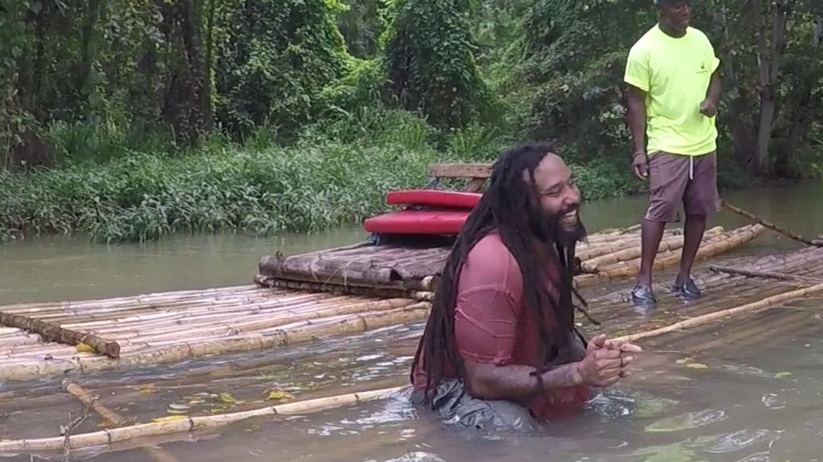 MaestroMarley's tweet photo. Floating down the #MarthaBraeRiver in #Jamaica is one of my favorite things to do. Tag below your friends, who you'd float the river with. https://t.co/5mTPqmnzFU