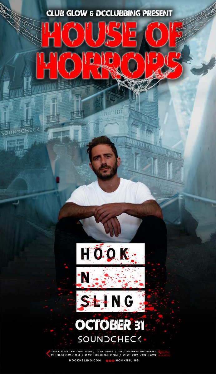 AndiMarie_24's tweet photo. Don’t miss out on tonight’s house of horrors ft. Hook n Sling at Soundcheck👹 tix are almost sold out! https://t.co/J5oFd9kiE2