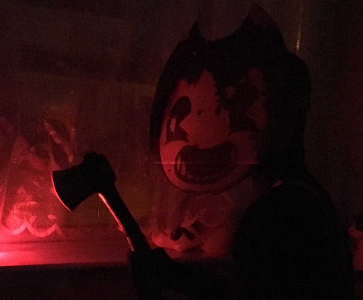 ToyConsultant's tweet photo. Waiting patiently this Halloween for Trick-or-Treaters as Sammy Lawrence (from @BATIMgame made by @themeatly), Bendy's incredibly popular! https://t.co/vm43twPgZz