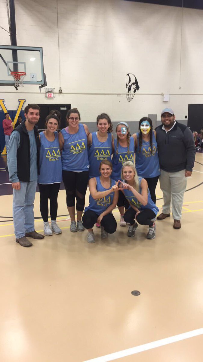 lil_wallis's tweet photo. @trideltasfasu loves supporting @SFASigmaChi so excited for bubble  soccer!! ⚽️💙💛 #derbydays2017 https://t.co/8iLIGs8S7i