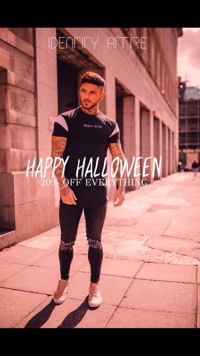 IdentityAttire's tweet photo. 🎃👻🦇 HAPPY HALLOWEEN 🎃👻🦇

ALL TEES ONLY £8 @IdentityAttire 

Enter: HALLOWEEN at checkout

https://t.co/igdVkwCns9
Last chance, ENDS MIDNIGHT https://t.co/PIIjj2uFYK