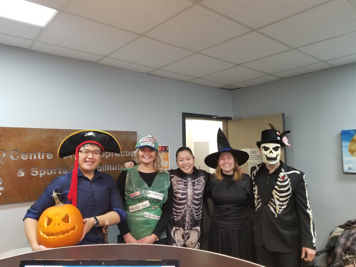 DrRobertLabelle's tweet photo. Happy #Halloween from all of us at #CCSR! #Rehabilitation #chiropracticcare #trickortreat  🧛‍♀️🎃 https://t.co/FyfhrBTdIg