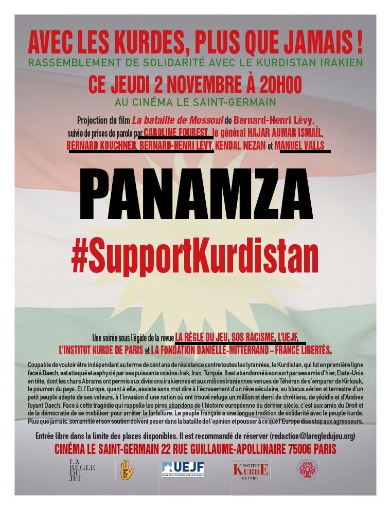 Indépendance du Kurdistan : «C'est bon pour Israël»