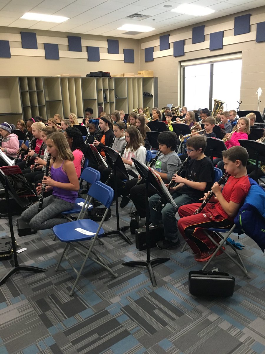 Full 5th grade band- Already making beautiful music!